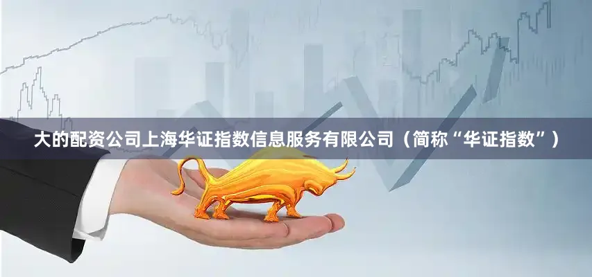 大的配资公司上海华证指数信息服务有限公司（简称“华证指数”）